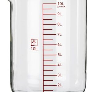 Ai 10L Heavy Wall Glass Beaker for 11" Heated Plates