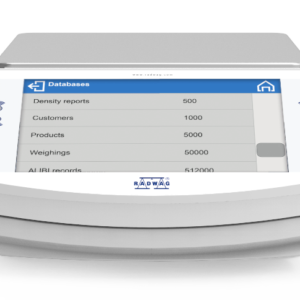 Radwag X7 Series Touchscreen 8100g Capacity 0.01g Readability 8x8" Precision Balance