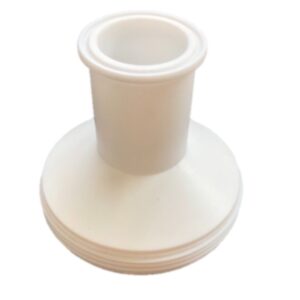 1.5” tri clamp to material feed port adapter for glass reactors 10-200L