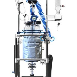 Glass Reactor Ai 10L Single or Dual Jacketed Systems With Air Motor