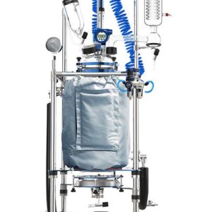 Glass Reactor Ai 50L Single or Dual Jacketed Systems With Air Motor