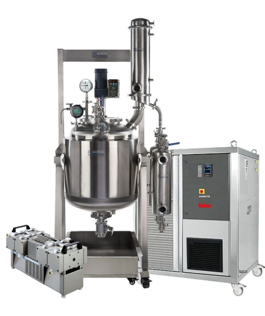 Crystallization Package - 100L 316L SST Dual-Jacketed Reactor With Pump ...