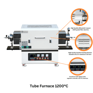 1200C 1-3 Zone Top-Open Tube Furnace w/ Kanthal Element