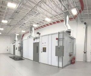 C1D1 Fire Rated Extraction Booth