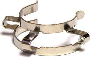 Pack of 5 Metal Keck Clips for Flasks w/ 24/40 or 34/45 Joints