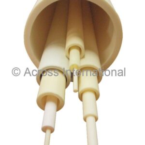 Alumina Ceramic Process Tubes, Open Both Ends