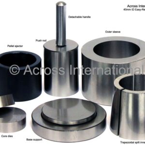 40mm ID Round Easy-Retrieve Dry Pressing Die Set