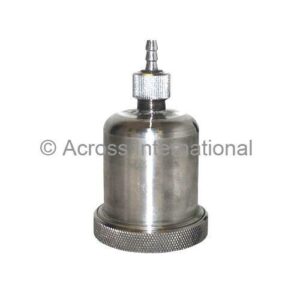 80ml Stainless Steel Vacuum Grinding Jar w/ Lid (Item# MVSS.80)