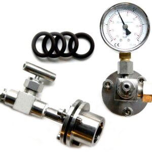 Stainless Steel Vacuum Sealing Flange Kit for 25-150mm OD Tubes