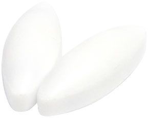 Egg Shaped 1.5 Inch Magnetic PTFE Coated Stir Bar - 1 Pair