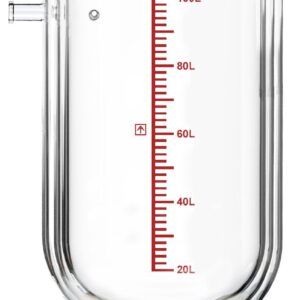 Dual-Jacketed 100L Reactor Vessel for Ai R100 Glass Reactors