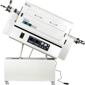 1500C 80mm OD 1-3 Zone Rotary & Tilting Top-Open Tube Furnace