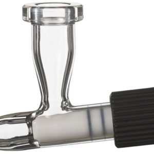 Glass Drain Port with PTFE Valve for Ai Receiving Flasks