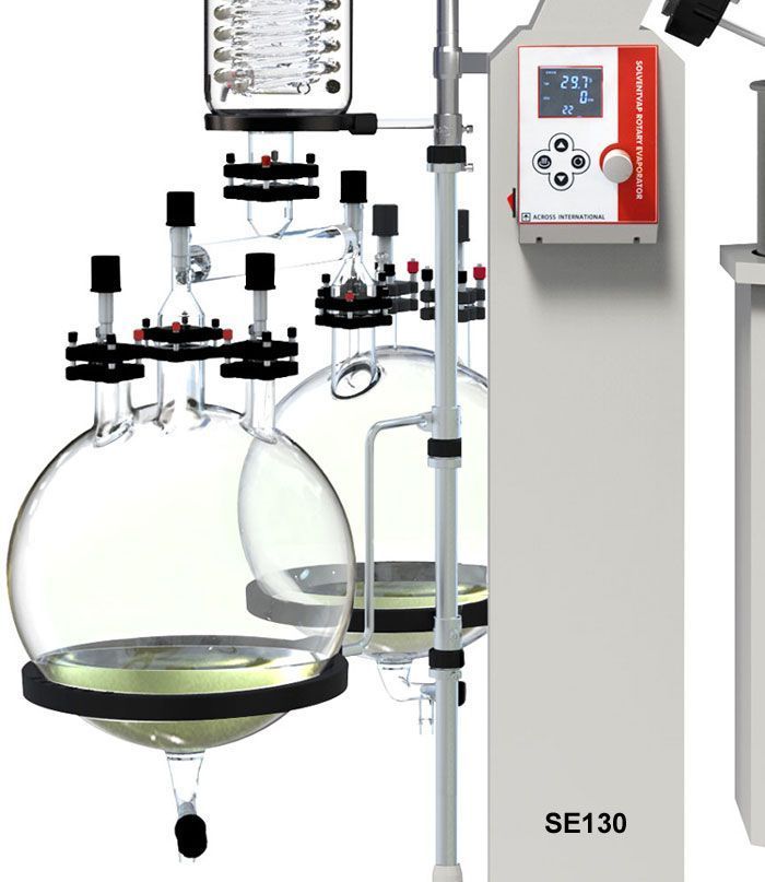 Ai 50L Rotary Evaporators Dual Receiving Flask Bridge w/ Valves - Image 2