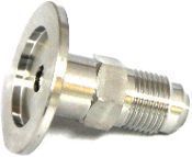 KF25/NW25 Flange to SAE 45° Flare Adapter for Vacuum Connection