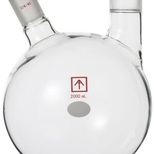 Ai 34/45 Heavy Wall 2L Round Bottom 2-Neck Flask