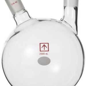Ai 24/40 Heavy Wall 2L Round Bottom 2-Neck Flask