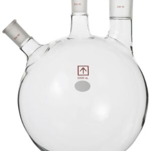 Ai 24/40 34/45 Heavy Wall 5L Round Bottom 3-Neck Flask