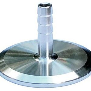 Ai One-Piece 304 SST 2" Tri-Clamp to Hose Barb Adapter