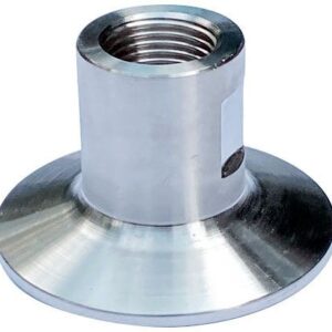 Across International one-piece 304 SST 2" Tri-clamp to 0.5