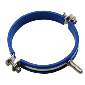 Plastic Lined Insulated Spool Pipe Clamp Bracket w/ Welding 1/2" BSP Male Bolt