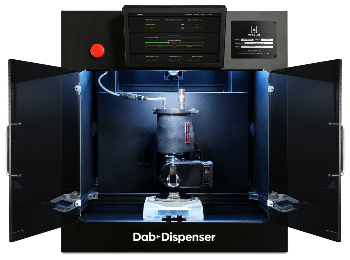 Vape-Jet Dab Dispenser Semi-Automatic Concentrate Jar Filling Machine